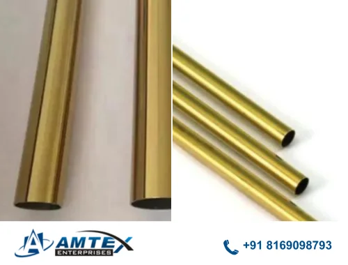 gold steel pipe
